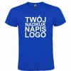 Męska koszulka T-shirt 100% miękka bawełna chabrowa z twoim nadrukiem roz. 3XL